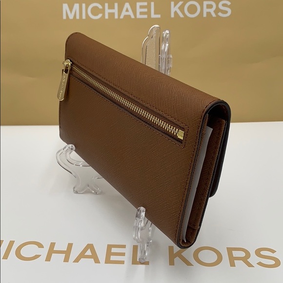 Michael Kors Jet Set Travel Lg Trifold Wallet - Picture 8 of 16
